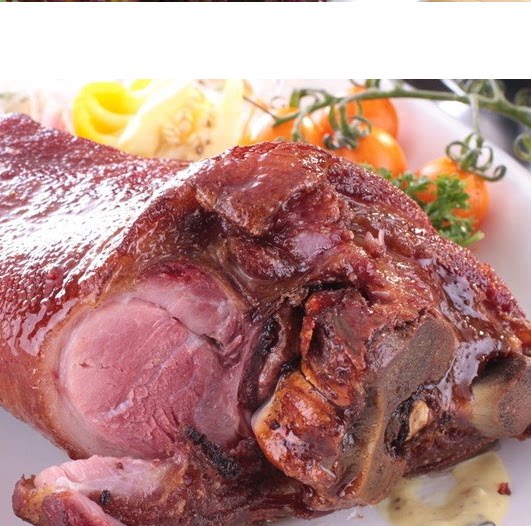 德国咸猪手咸蹄髈猪爪1kg 10只 带冰生猪手去冰后800g左右