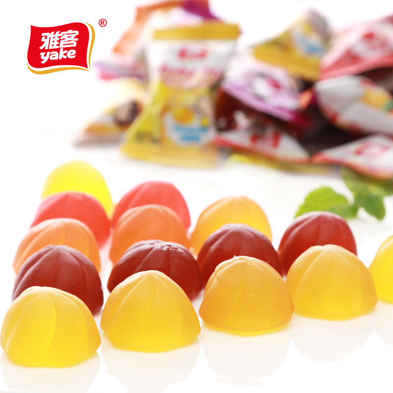 软糖雅客vq果汁500g*2袋装儿童零食品水果多口味喜糖过年年货糖果