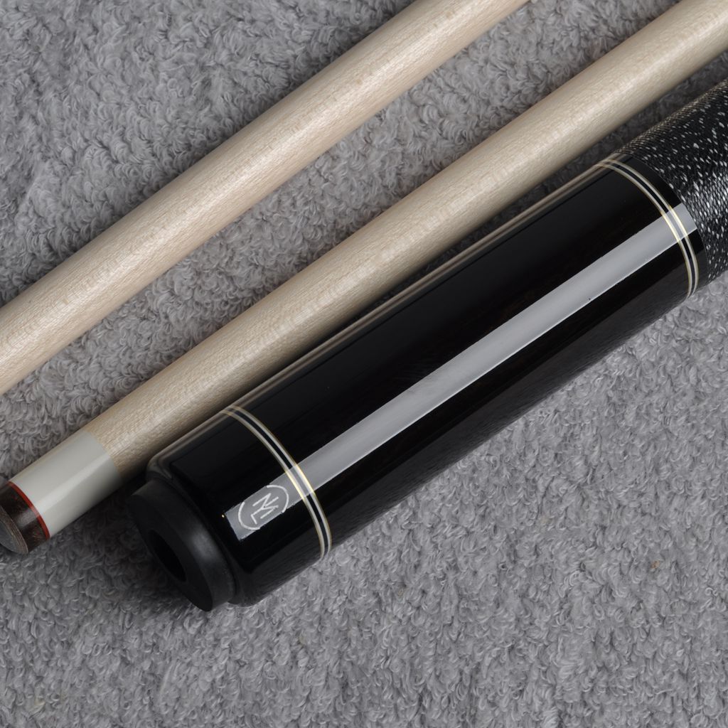 名杆坊 美国mike lambros美式台球九球手工杆黑檀 素面 即将到货