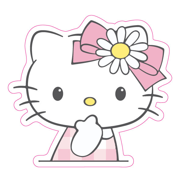 一折hello kitty贴纸本