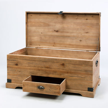 古榆情怀 实木米斗 老物件收纳储物木斗摆件寓意日进斗金招财进宝_7折