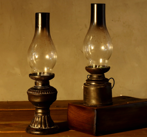 民俗怀旧老物件收藏杂项民国老式煤油灯老油灯复古老东西古董摆件