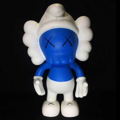 kaws蓝精灵 设计师公仔 模型手办kaws 公仔 originalfake 余耀德