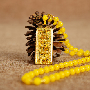 南无阿弥陀佛吊坠 佛教挂件 十二生肖属猪狗平安护身符开光男女