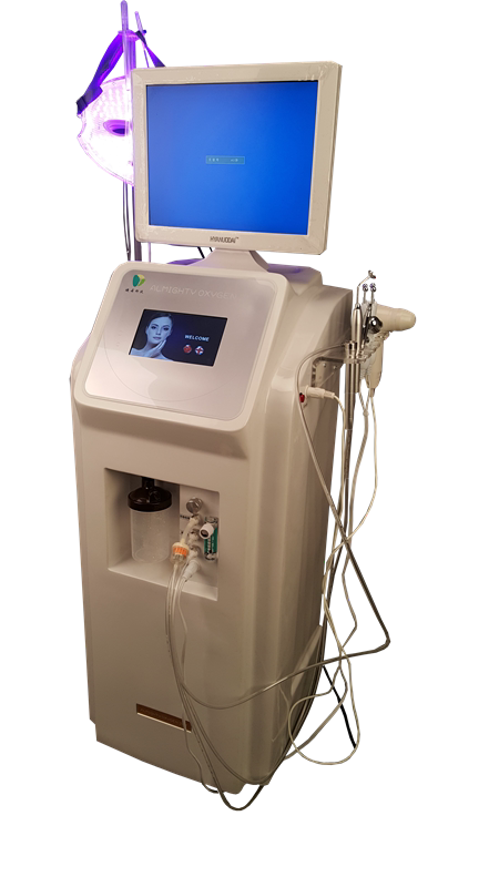 皮肤测试仪器_注氧仪水氧仪皮肤管理面部仪补水清洁美容仪器吸黑头