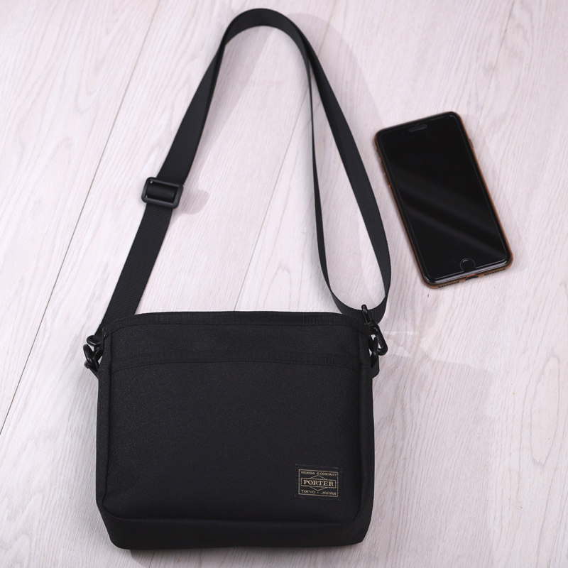 特价男包单肩包 斜挎包_新品porter潮牌男士单肩包斜挎小包休闲骑行
