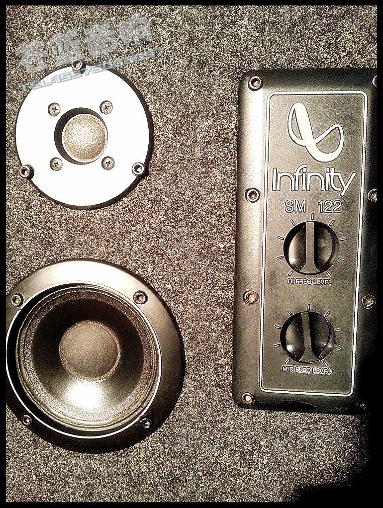 [苍蓝音响]美国进口燕飞利仕infinity sm122 12寸绒布珍藏落地箱