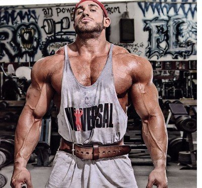 鲨鱼工字健美健身运动男士背心欧版大码大叔肌肉男跨栏细带全棉