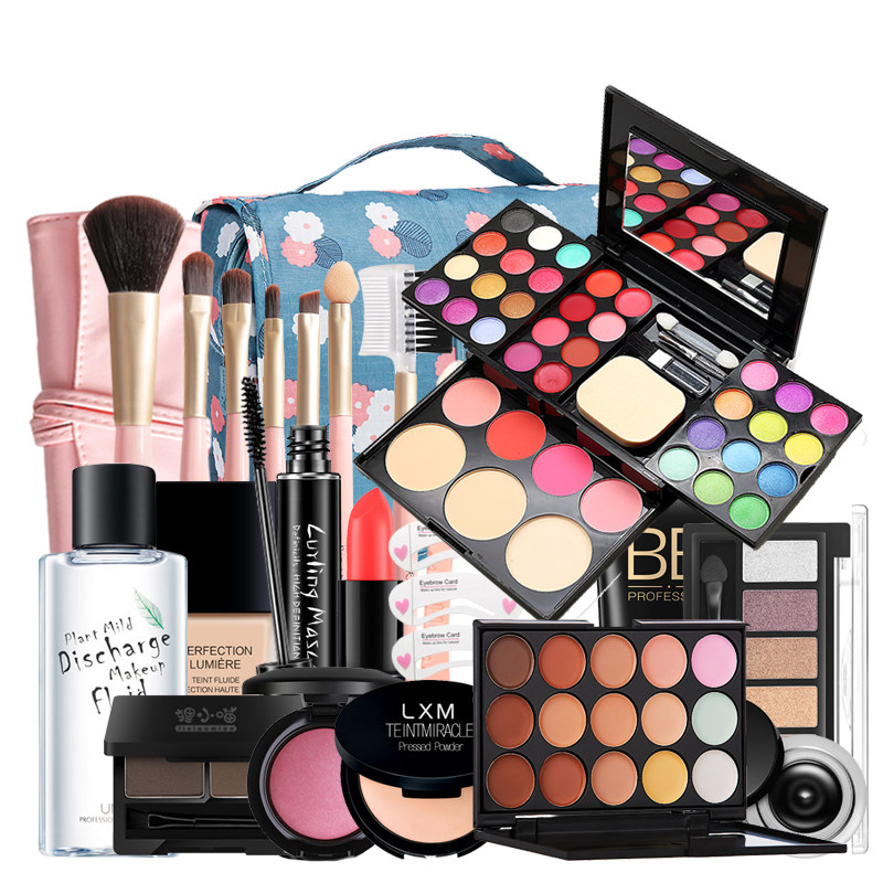 化妆品彩妆套装全套初学者防水持久学生新手美妆组合盘裸淡妆自然