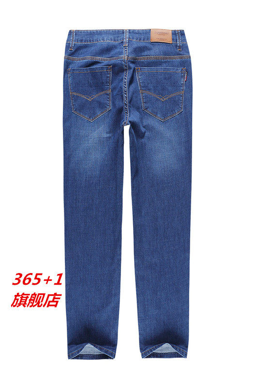 【j365 1旗舰店】2017新款牛仔裤男直筒宽松休闲牛仔裤平板男长裤