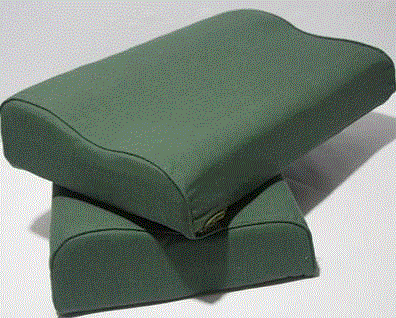 包邮 新品 正品配发04/06/枕头枕头套海陆空武军绿色护颈单人枕军用