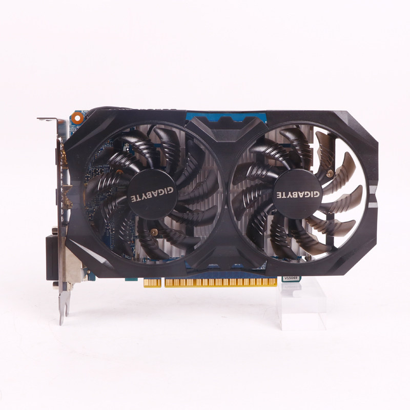 双风扇全新库存电脑静音独立台式机电脑二手显卡 2g 技嘉gtx750ti