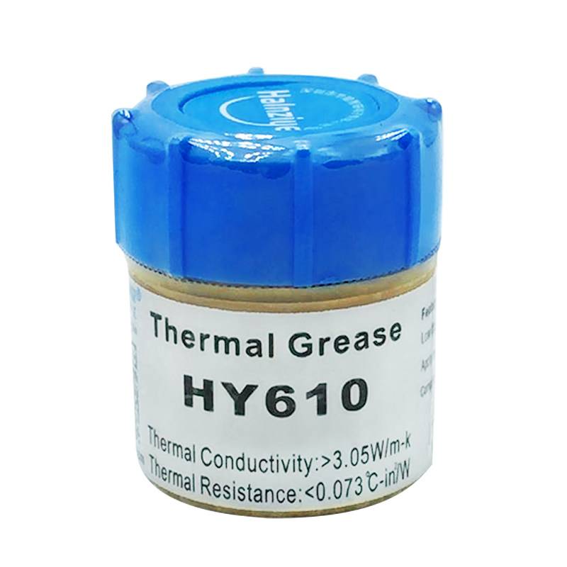 导热硅脂 显卡散热膏 铜粉金色散热硅脂导热膏