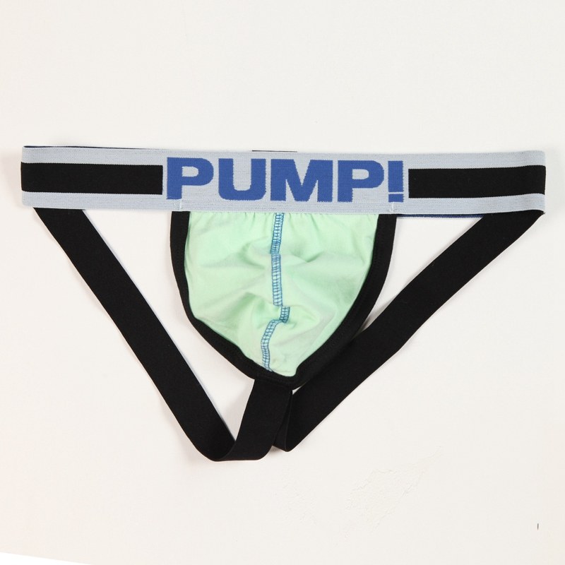 包邮 男士pump低腰性感纯棉青年丁字裤男生t字三角提臀型男内裤