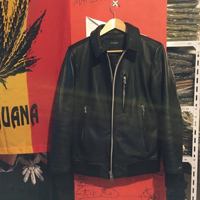 【simons】17款na*no出口日本夹棉秋冬新西兰柔软绵羊皮真皮皮衣