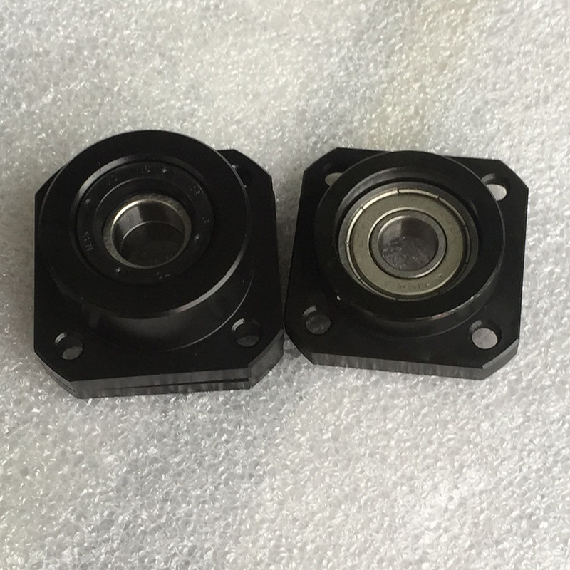 mkv丝杆轴承套座支撑座fk卧式精密轴承座螺杆固定座双轴承座组件