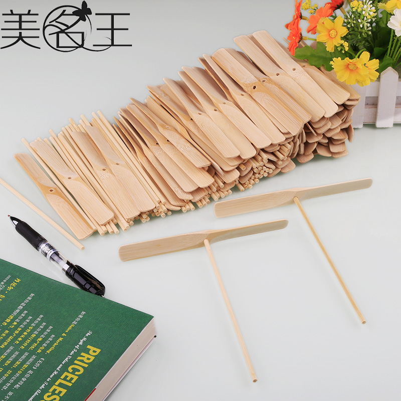纯竹子竹蜻蜓儿童玩具商家赠品教育机构商务礼品刻字定制订做宣传
