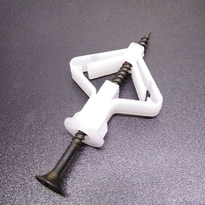 塑料 飞机涨塞 胀塞 蝴蝶石膏板膨胀 飞机膨胀 管 空心墙膨胀螺丝