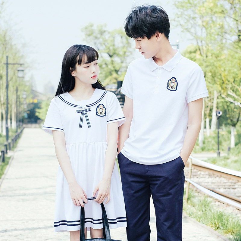 热销韩版学生校服情侣装