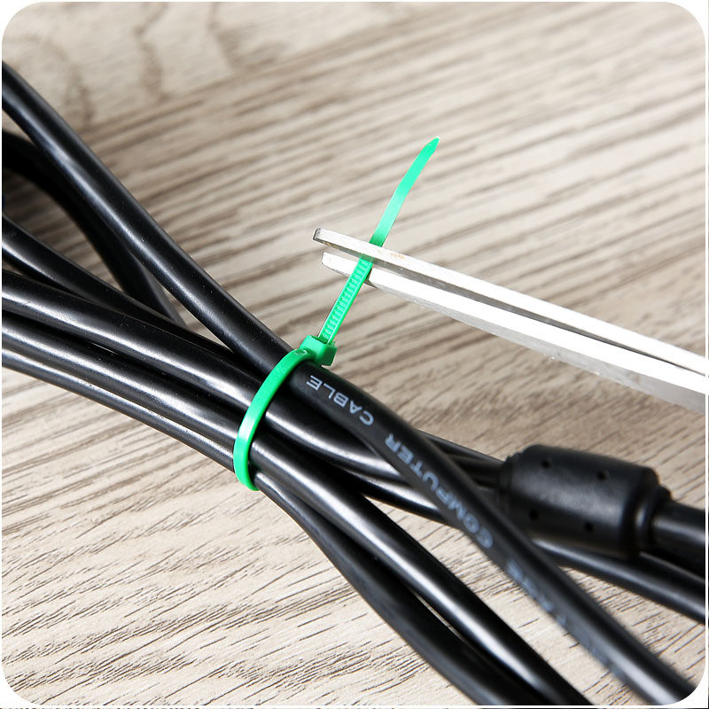 强力自锁式彩色尼龙扎带b713绑电线收纳整理固定线束线理线带线扣