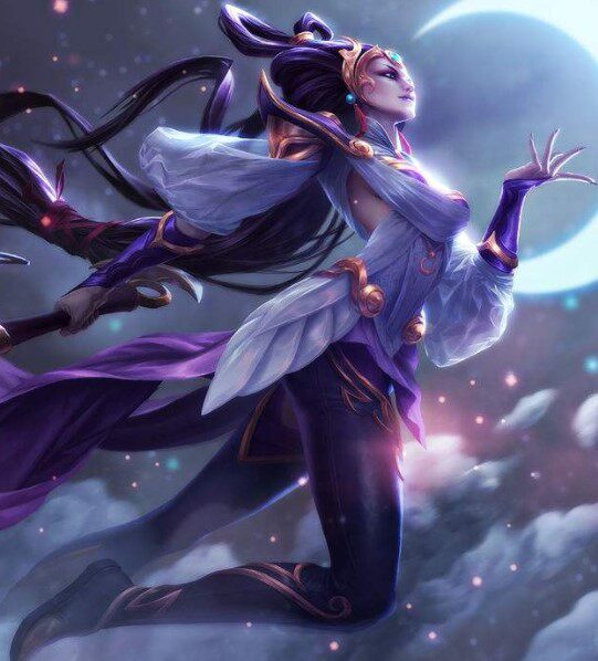 查看淘宝热销爆款lol英雄联盟 皎月女神嫦娥仙子马年限定手办皮肤新店