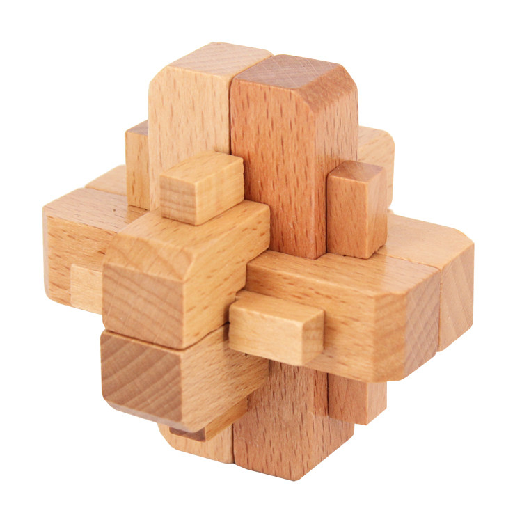 鲁班锁封锁怎么拼图片