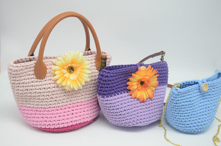 【百变水桶包】手工diy 编织布绳布带弹力 手工布条线 棉布条