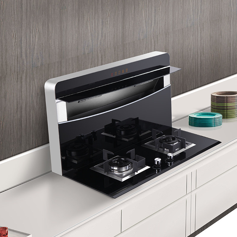 集成灶下吸式抽油烟机