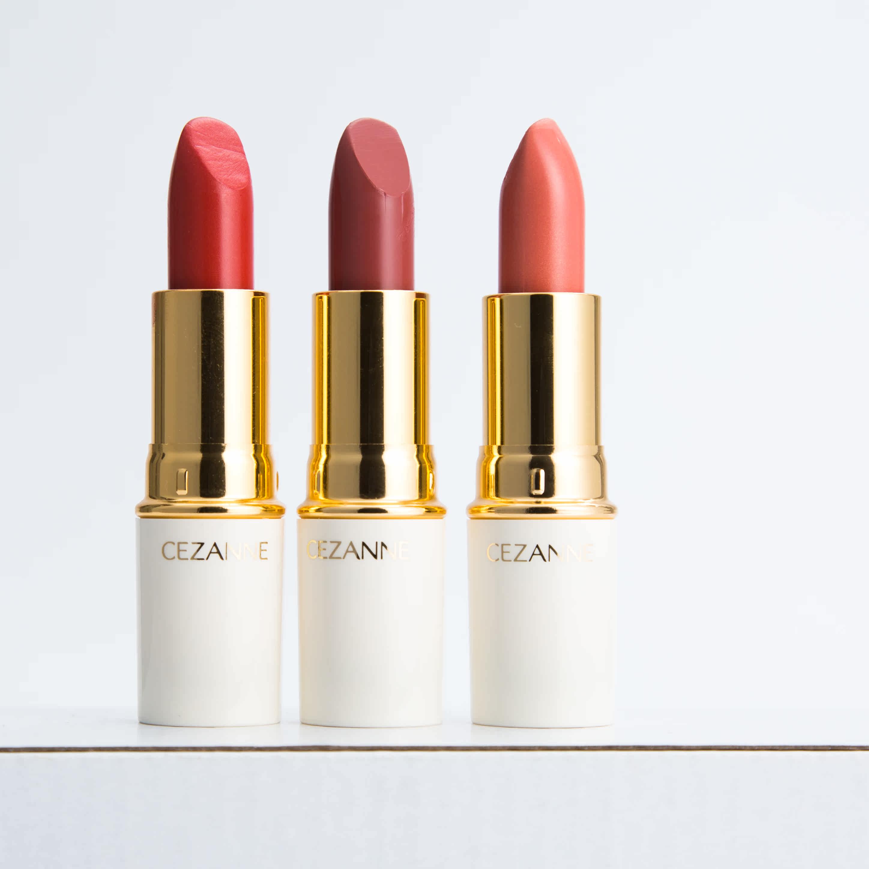 一折裸色唇膏口红_日本cezanne倩丽口红润彩裸色唇膏持久保湿滋润显色