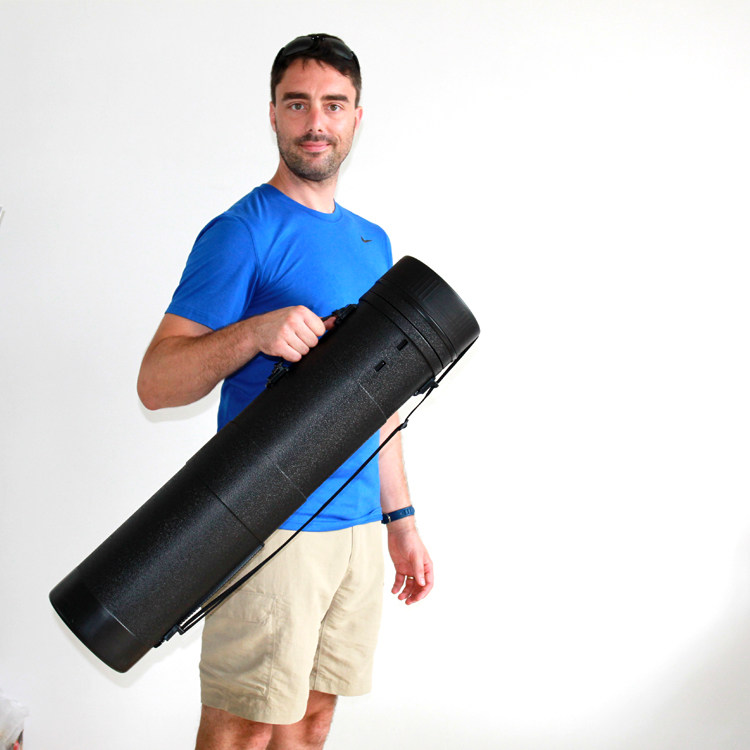 海报筒纸筒_colrex皮纹画筒 加厚伸缩图纸筒塑料画桶 收藏筒海报筒906