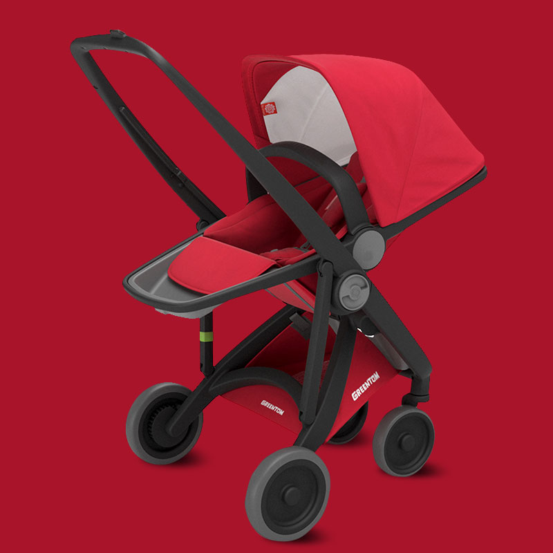 【特价】荷兰greentom环保进口婴儿推车可坐专柜正品