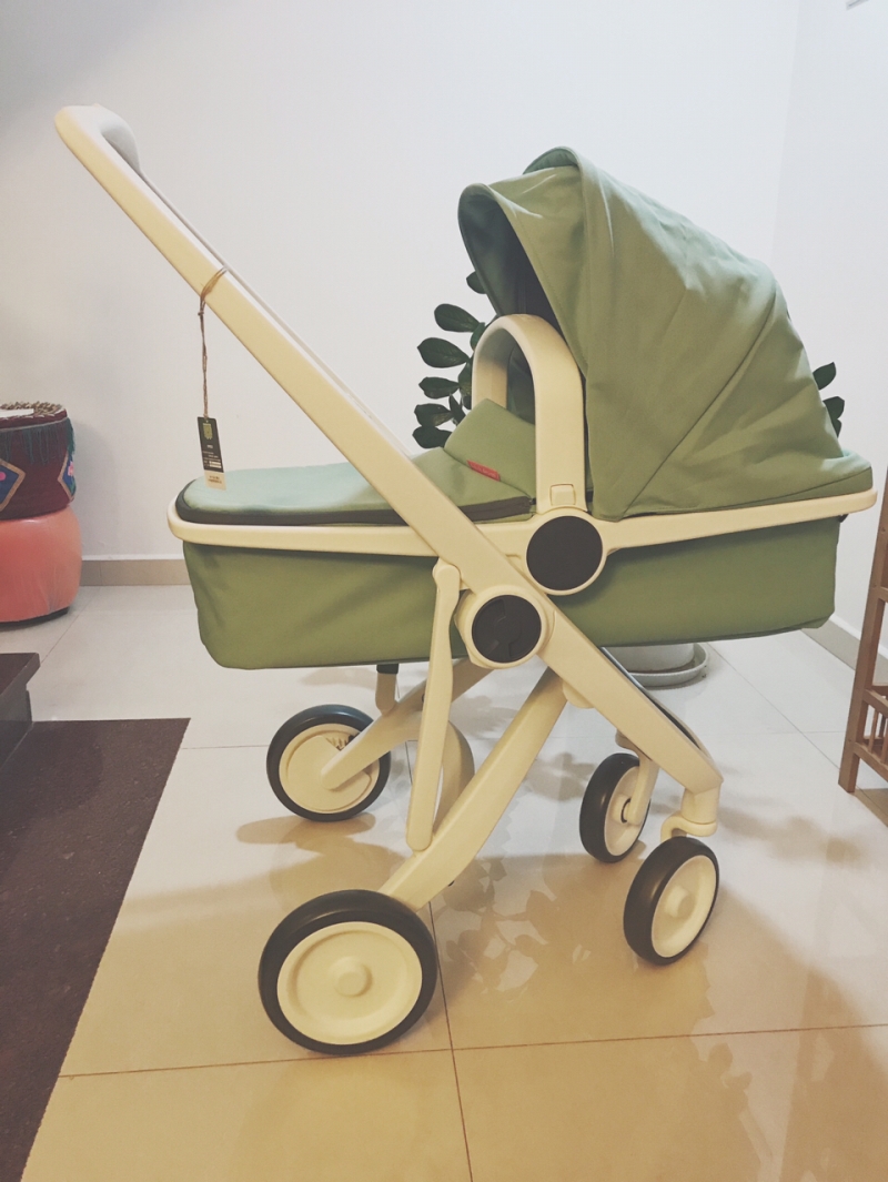 【特价】荷兰greentom婴儿推车高景观可坐躺专柜正品