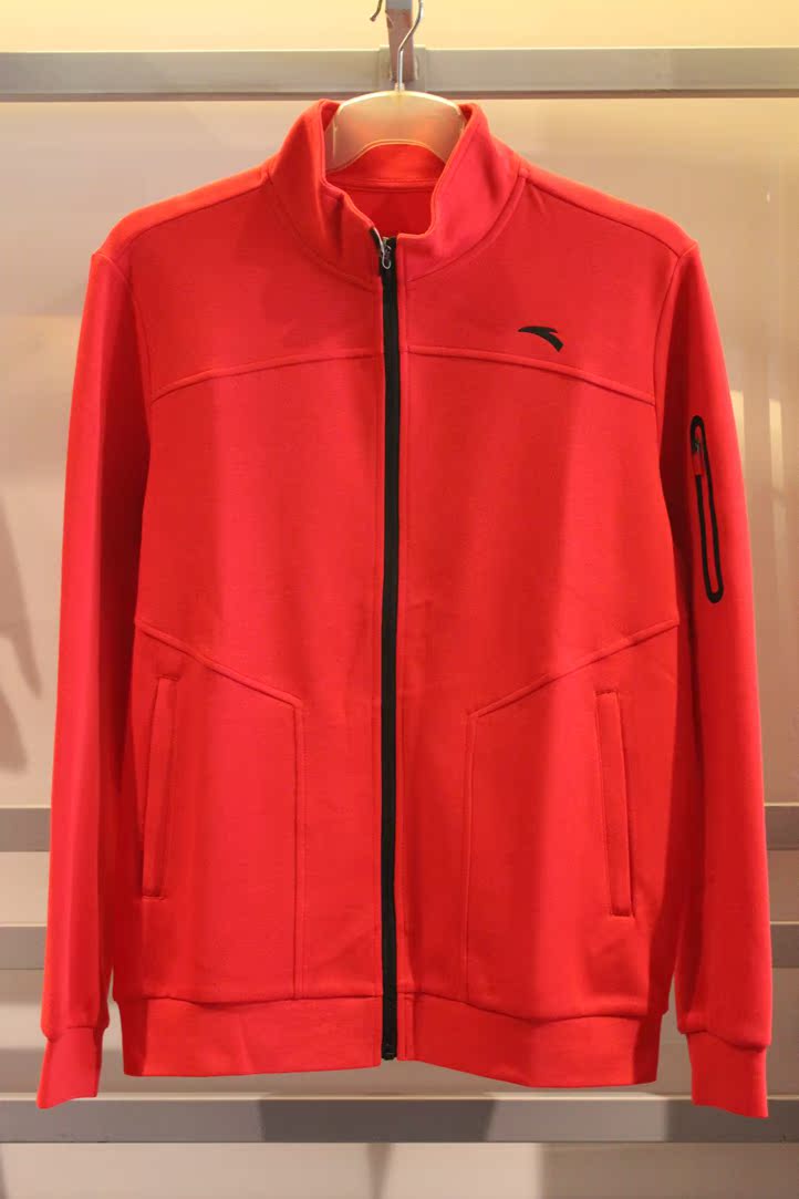 运动服上衣_安踏正品男卫衣外套针织休闲运动上衣春秋款开衫运动服