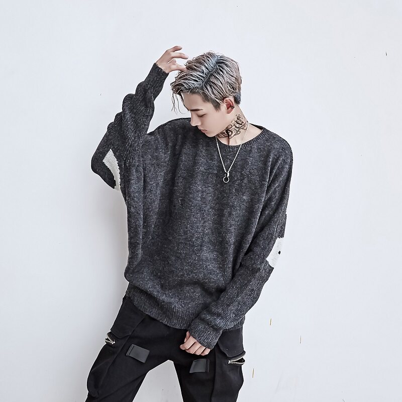 特价蝙蝠衫毛衣男宽松 嘻哈