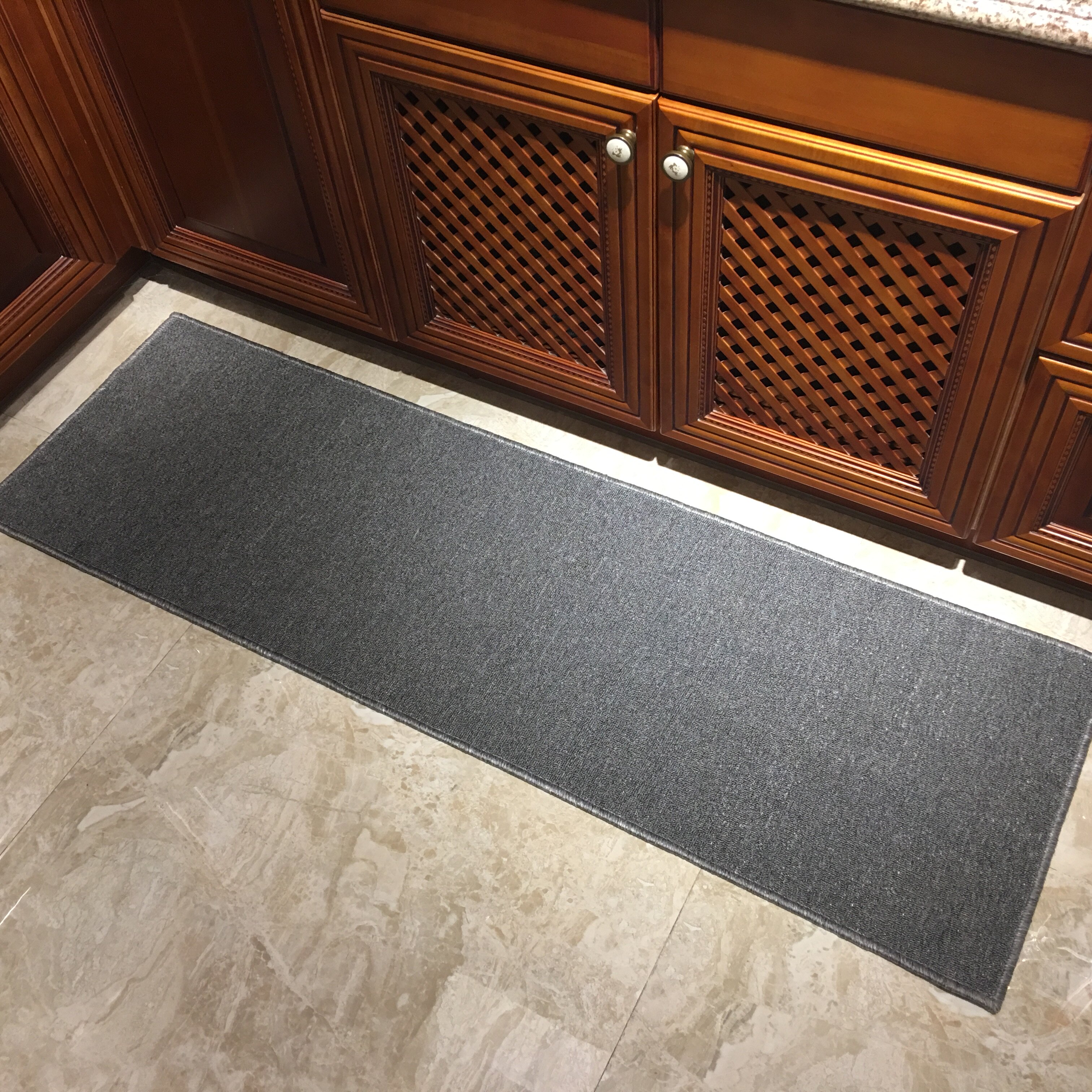 入户垫_厨房地垫长条防滑吸水防油家用满铺地毯耐脏可水洗定制入户