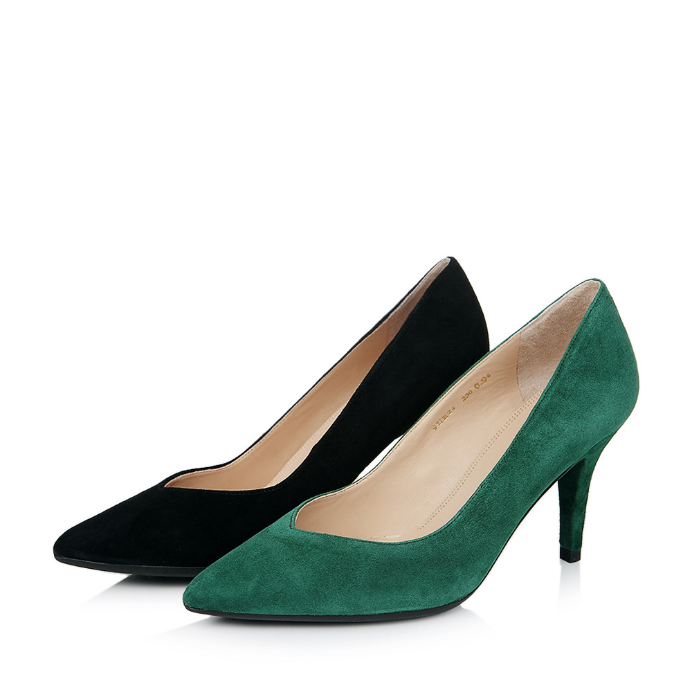 staccato/思加图秋季新款细高跟女单鞋尖头浅口女鞋9ue24cq6