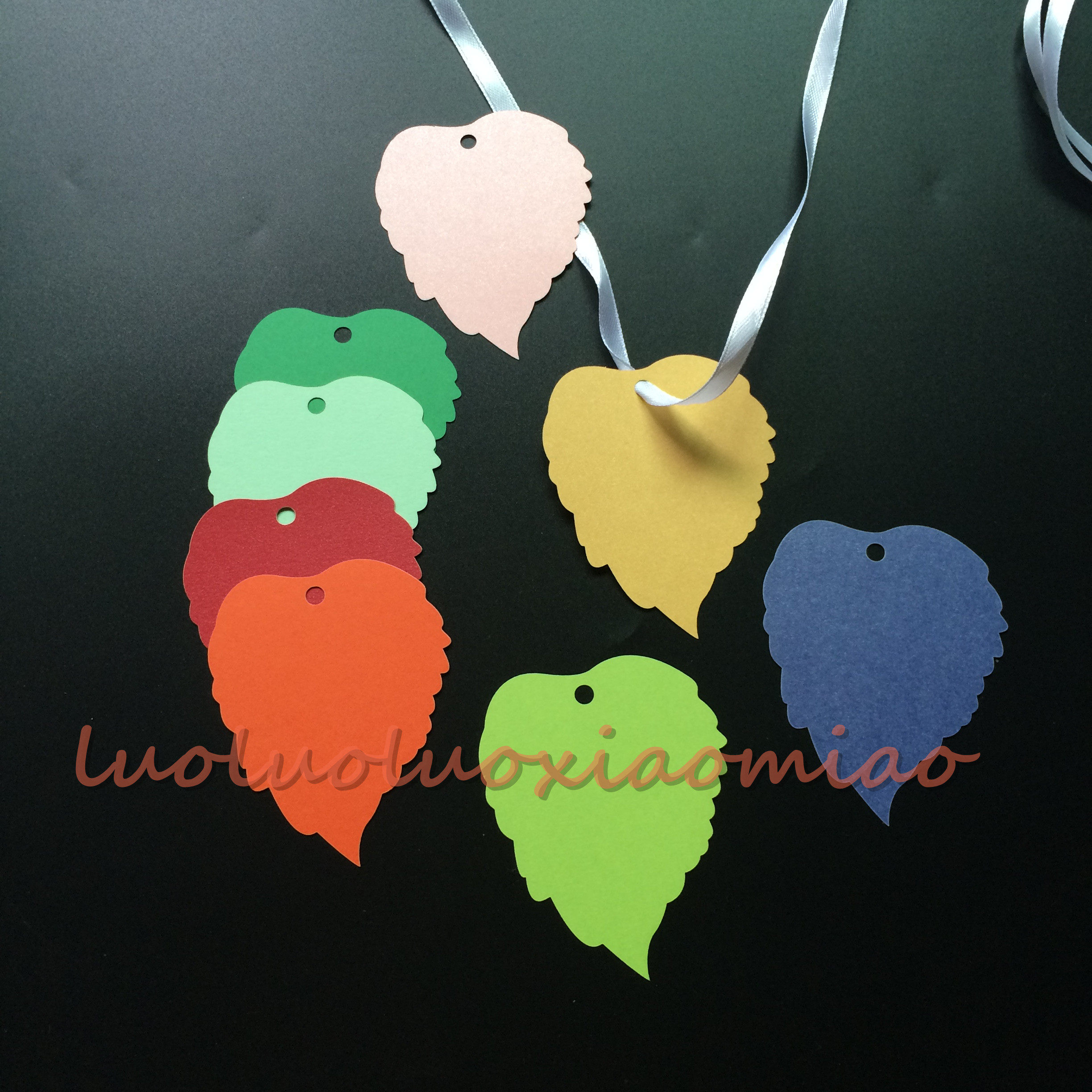 一折婚礼卡片_【50张】许愿卡小树叶形心愿卡心意卡片心愿墙婚礼桌卡