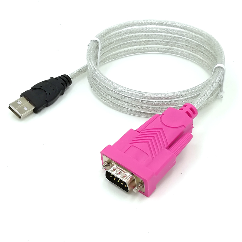 usb转232_usb转串口线 pl2303 工业级 usb转串口线9针 usb转rs232 com