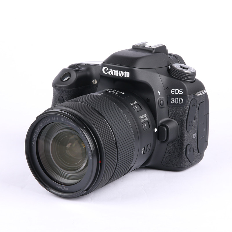 canon/佳能 eos 80d 单机 18-135usm套机 中端高清单反 数码相机