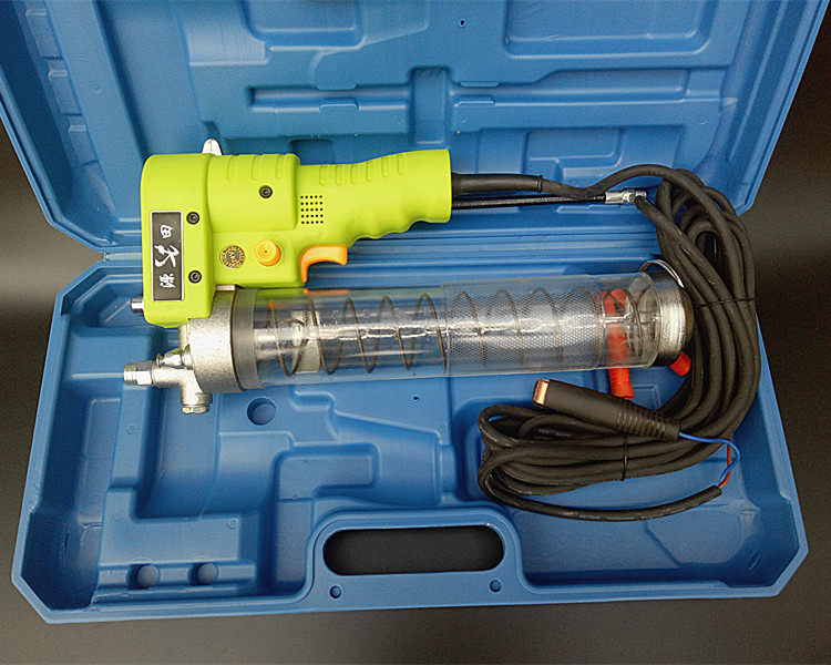 锂电池充电电动黄油枪自动排气12v24v无线加油枪高压挖掘机注油器