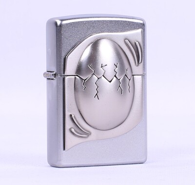 正品zippo芝宝煤油防风打火机欧版原装开盖惊喜恐龙蛋珍藏版