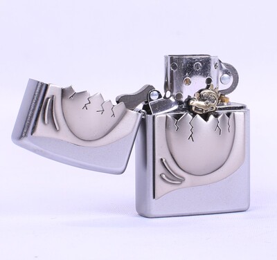 正品zippo芝宝煤油防风打火机欧版原装开盖惊喜恐龙蛋珍藏版