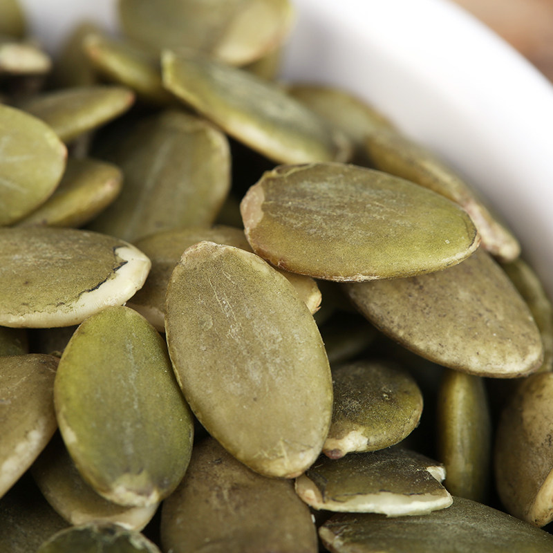 聚天红 南瓜子仁生350g新货原味可自己炒熟烘焙生南瓜籽仁1罐包邮