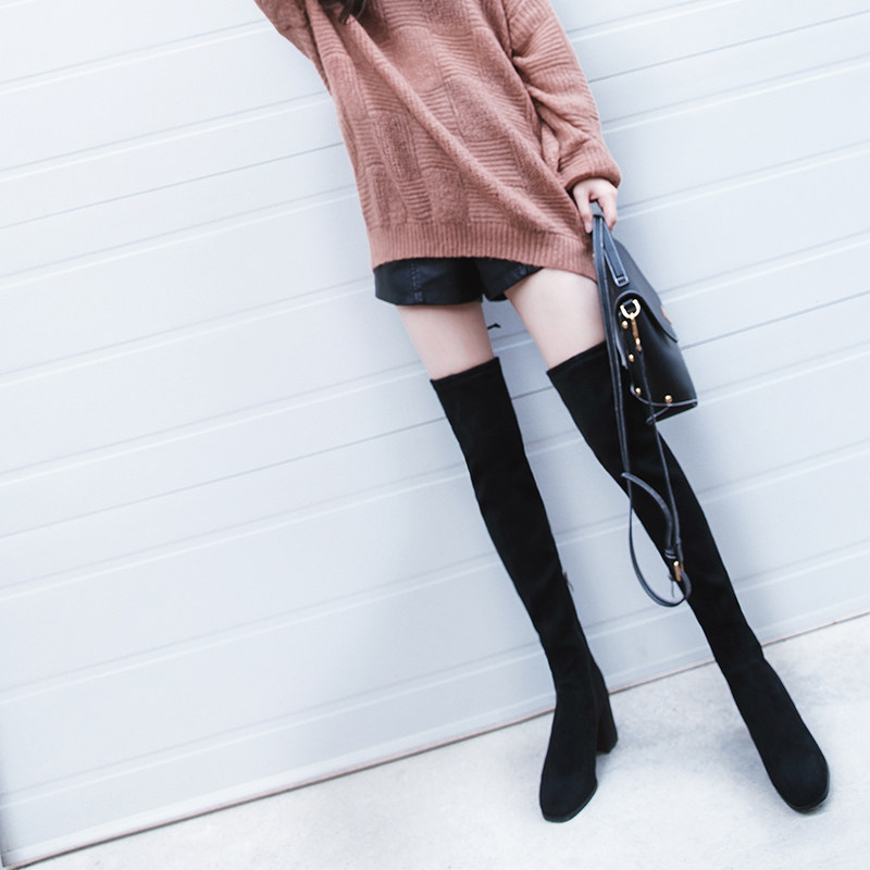 冬季百搭又显瘦长筒靴,女人穿搭必备!