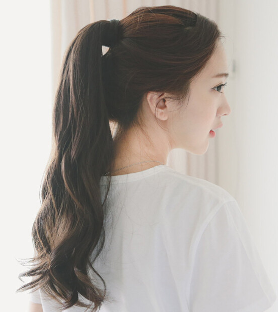 热销假马尾真发