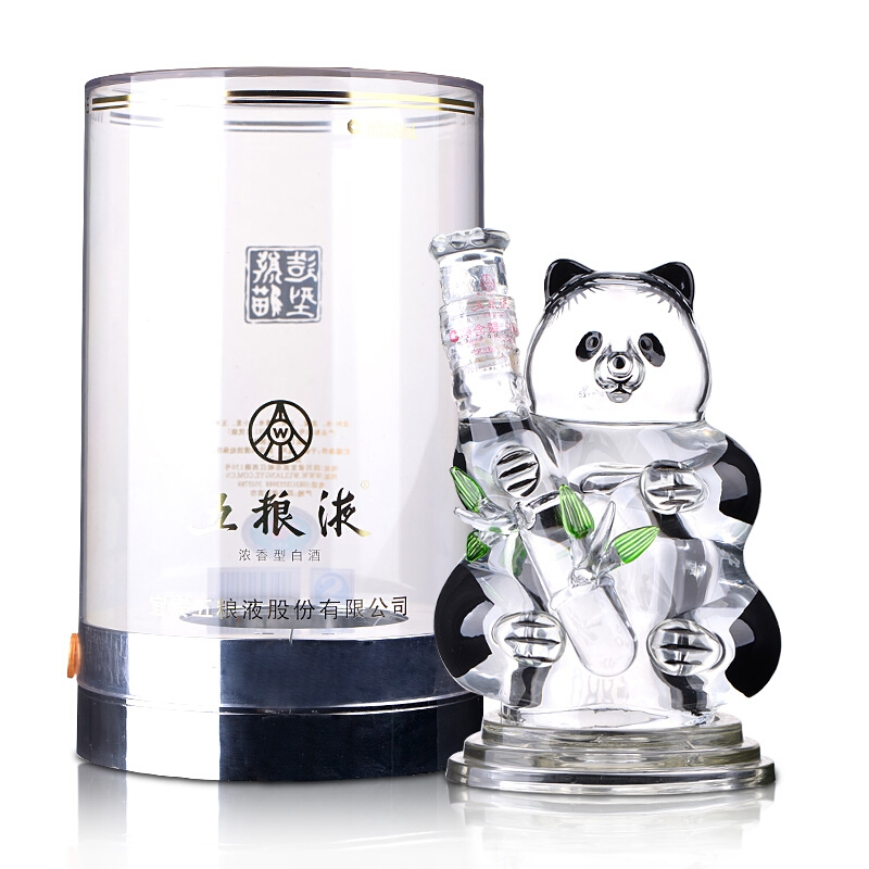 【真品保障】52度五粮液熊猫酒500ml浓香型白酒礼盒