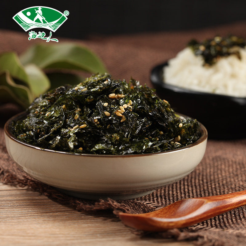 海边人 烤海苔250g海鲜海苔即食紫菜儿童零食炒芝麻拌饭海苔碎