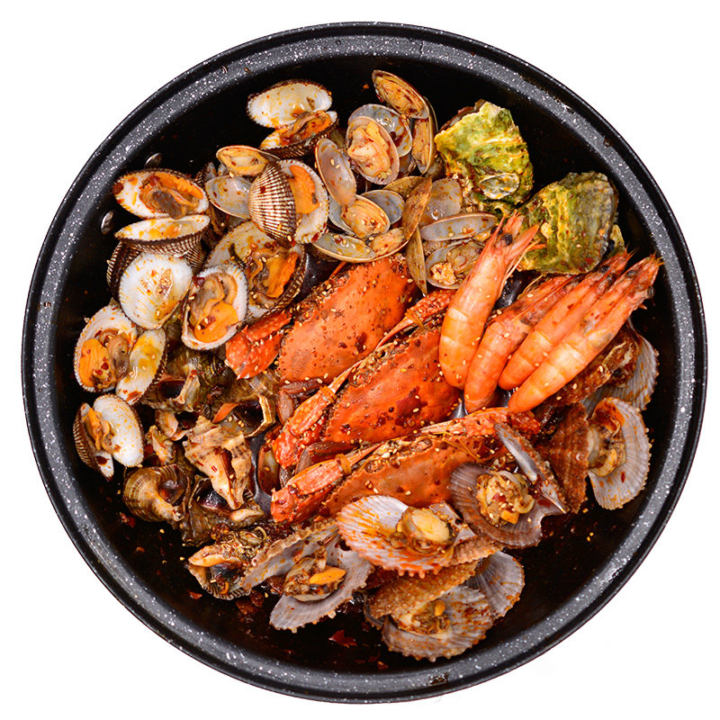 虾鲜活海鲜火锅食材  水产组合套餐