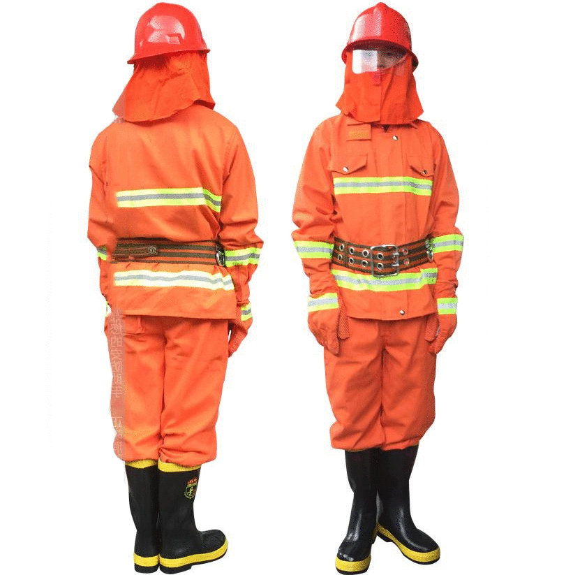 消防服套装五件套_消防服装安防套装消防安全消防安全救火五件套分体