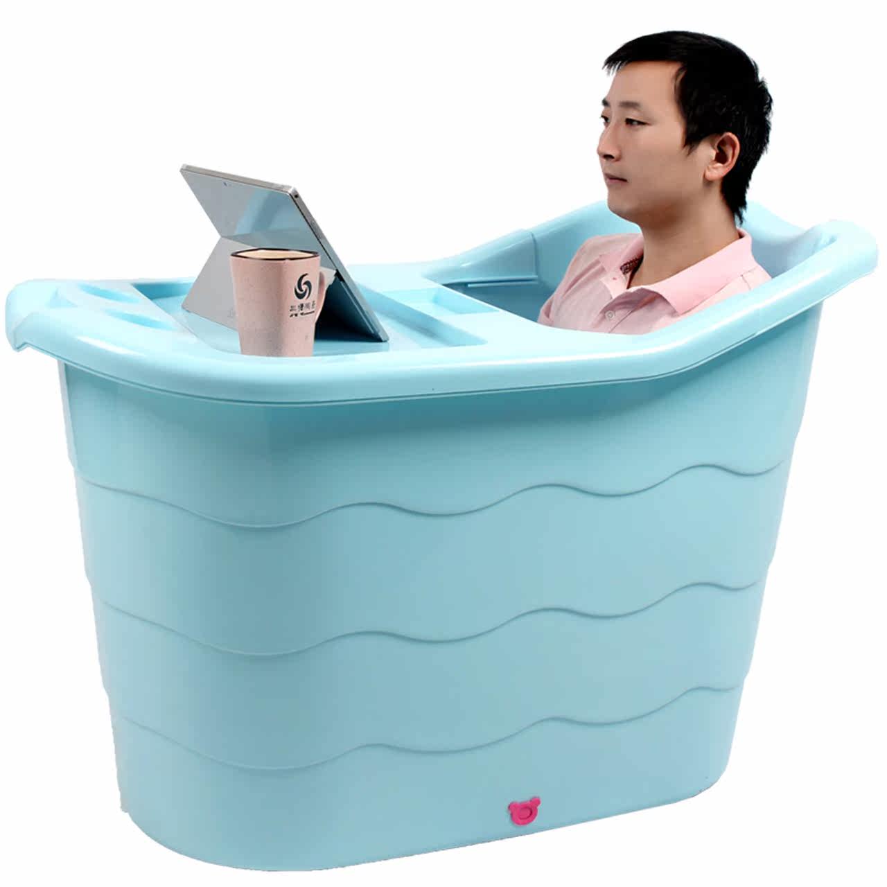 家用_成人浴桶加厚塑料大号儿童宝宝洗澡盆家用沐浴浴缸浴盆泡澡桶